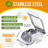 2 Pieces Egg Slicer Hard Boiled Egg Slicer Stainless Steel Wire Egg Slicer Heavy Duty Aluminium Egg Cutter for Egg Strawberry Soft Fruit