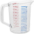 Rubbermaid Commercial Bouncer Measuring Cup, 1-Quart, Clear, FG321600CLR