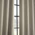 HPD Half Price Drapes Grommet Faux Linen Room Darkening Curtain (1 Panel) 50 X 120, BOCH-LN1857-120-GR, Oatmeal