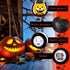 6 Pieces Halloween Pumpkin Lamp Lantern Halloween Pumpkin Lights Led Night Light with Battery for Ghost Party Home Outdoor Yard Decor