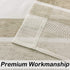 Central Park Black and White Kitchen Window Curtain Valance Vertical Stripe Sheer Boucle Linen Window Curtain, Living Room Decorative Rod Pocket (54" W x 15" L) Rustic Living Panels