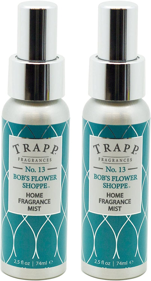 Trapp Home Fragrance Mist, No. 13 Bob's Flower Shoppe, 2.5-Ounce (2-Pack)
