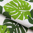BROSHAN White and Green Curtains for Bedroom 1 Panel, Monstera Palm Leaf Window Curtain, Tropical Curtains &Drapes for Jungle Safari Kids Boys Girls Room Darkening Window Treatments, 78 inches Long