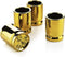 50 Caliber Bullet Shot Glasses Set - Set of 4 - Each holds 2 Ounces - Tactical Bullet Casings Shot Glasses by The Wine Savant