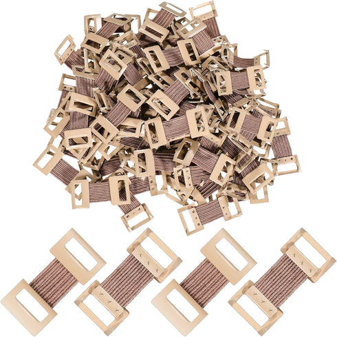 100 Pieces Bandage Clips Only Elastic Bandage Clips Bandage Wrap Clips Stretch Metal Clasps Replaceable Wrap Fastener Clips for Various Types Bandages