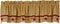 Primitive Star Vine Cotton Burlap Country Valance