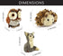 AuldHome Woodland Friends Figurines (Set of 3); Forest Animals Decor for Fall, Christmas, Winter and Themed Decor or Parties