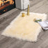 MIULEE Luxury Super Soft Fluffy Area Rug Faux Fur Rectangle Rug Decorative Plush Shaggy Carpet for Bedside Sofa Floor Nursery 2 x 3 Feet,Beige