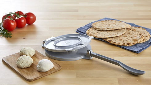 IMUSA USA 8-in. Aluminum Tortilla Press, 8 Inch, Silver