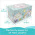 The Memory Building Company Unicorn Jewelry Box for Girls & Boys - Musical Girls Jewelry Organizer Box - Granddaughter Gifts for 8-Year-Old Girls