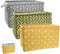 3Pcs Large Rectangular Canvas Storage Basket, MOTASOM Foldable Toy Organizer Bins with Handles, Waterproof Clothes Storage Box for Nursery Home Closet Office Organization, Shelf & Toy Basket (L)