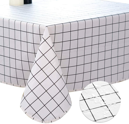 Table Clothes for Rectangle Tables,DITAO Outdoor Dining Tablecloth,Picnic Table Cover Easy Clean,for Wedding,Banquet,Restaurant