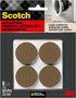 Scotch SP940 SP940-NA Gripping Pads, 1.5", Brown, 8 Count