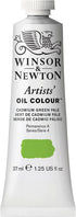 Winsor & Newton Artists' Oil Color Paint, 37-ml Tube, Cadmium Green Pale