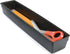 Rubbermaid No-Slip Interlocking Drawer Organizer, 3-in. x 15-in, Black with Gray Base (1994525)