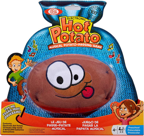 ALEX Toys Ideal Hot Potato Electronic Musical Passing Kids Party Game, Don’t Get Caught With the Spud When the Music Stops! Ages 4+, 2-6 Players, Brown