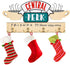 HYC Friends TV Show Merchandise Friends Central Perk Coffee Sign-Decorative Coat Rack for Wall Mount.