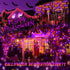 Hezbjiti Halloween Orange & Purple Lights Outdoor Decorations, 800 LED 65.6 FT 8 Modes 150 Drops Fairy String Curtain Lights for Halloween Decor Eaves Window Party Yard Garden Indoor