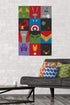 Trends International Marvel Comics-Avengers-Minimalist Grid Wall Poster, 22.375 in x 34 in, Premium Unframed Version