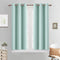 Yakamok Blackout Curtains for Bedroom?Thermal Insulated Room Darkening Drapes for Living Room, Set of 2 Panels (Aqua,38 x 45Inch)