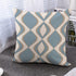 Hexagram Home Decorative Pillow Covers 18 x 18 Inch Set of 4 Blue Modern Geometric Soft Linen Throw Pillow Covers Cushion Case for Couch Sofa Living Room Patio Indoors Outdoors Style Home Decor