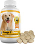 Amazing Omega 3 for Dogs - Dog Fish Oil Supplements for Shiny Coat, Joint, and Brain Health - 120 Bacon Flavor Chews