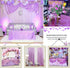 B-COOL Lavender Sequin Tablecloth Lilac Wedding Party Sequin Tablecloth Classy and Elegant Tablecloth for Romantic Event or Banquet 60x102 Inch