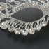 OULII Masquerade Mask Luxury Diamond Rhinestone Fancy Mask Party Crown Mask for Women Lady