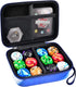 Case Compatible with Bakugan for Baku Gear Pack, Toys Organizer Storage for Bakucores Cards and Ultra Collectible Action Figures, Toy Container Holder for Bakugon Dragonoid Figure (Box Only) Blue