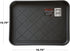 Stalwart 75-ST6013 All Weather Boot Tray €“ Water Resistant Plastic Utility Shoe Mat €“ Indoor Outdoor Doormats for Use in All Seasons, Small, Black