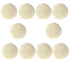 Set of 10 Natural Loofah Facial Pads, Resuable Exfoliating Loufa Scrubber Rounds for Face Cleansing and Makeup Removal ,Eco Friendly, Non Toxic Chemicals by Serrento