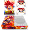 Vanknight XB One S Slim (XB1 S) Console 2 Controllers DBZ Saiya Goku Skin Vinyl Decals Stickers