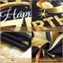 Birthday Party Decoration Extra Large Fabric Black Gold Sign Poster for Anniversary Photo Booth Backdrop Background Banner, Birthday Party Supplies, 72.8 x 43.3 Inch (75th)