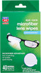 Rite Aid Eye Care Microfiber Lens Wipes, Premoistened, Individually Wrapped Packets - 40 Count | Quick Drying, Anti-Streak Formula| Eyeglass Cleaning Wipes | Eye Glass Cleaner and Cloths | Lens Wipes