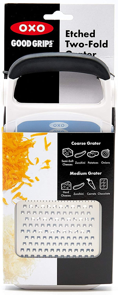 OXO Good Grips Etched Two-Fold Grater,Steel,One size
