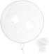 VIDELLY 20 Pieces Clear Bobo Balloons 36 inch Clear Bubble Balloons Round,Helium Transparent Balloon for House Decor,DIY,Christmas,Events,Wedding,Indoor Outdoor Decoration,Family Reunion and Birthdays