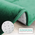 Clara Clark Bathroom Rugs, Ultra Soft Plush Bath Mat for Bathroom, Non-Slip, Velvet Memory Foam Set of 2 Bath Rugs, 17 x 24, Solid Hunter Green