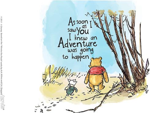 Tervis Made in USA Double Walled Disney - Winnie the Pooh Adventure Insulated Tumbler Cup Keeps Drinks Cold & Hot, 16oz, Lidded