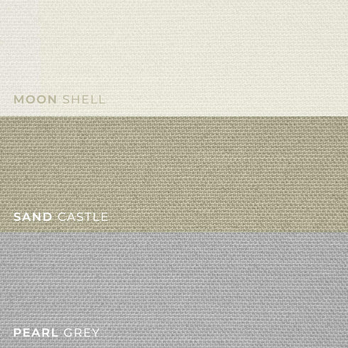 CHICOLOGY Roman Shades for Windows , Roman Window Shades , Roman Shades , Blackout Shades , Window Treatments , Window Shades for Home , Window Shade , 48" W X 64" H , Del Mar Sandscastle (Blackout)