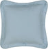 HISTORIC CHARLESTON King Charles Classic European Matelasse Cotton Decorative Pillow Case, Euro Sham (26" x 26"), Blue