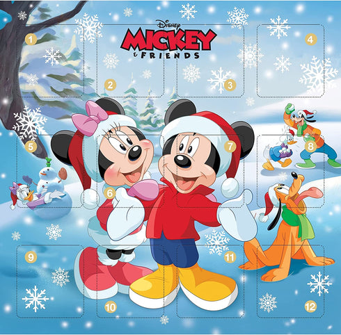 Disney Mickey & Friends Advent Calendar Box Set - with Storybook, Daily Family Activities, and 3D Christmas Tree