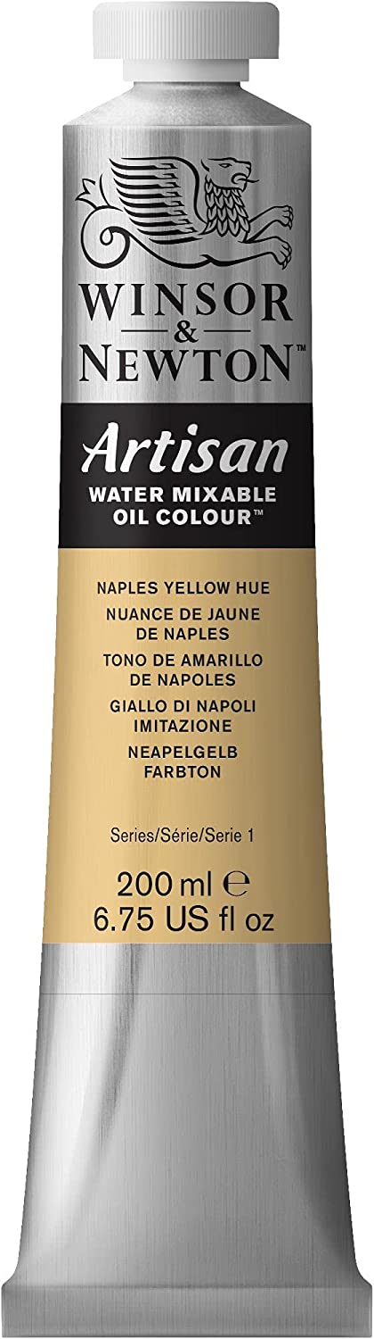 Winsor & Newton Artisan Water Mixable Oil Colour Paint, 200ml Tube, Naples Yellow Hue