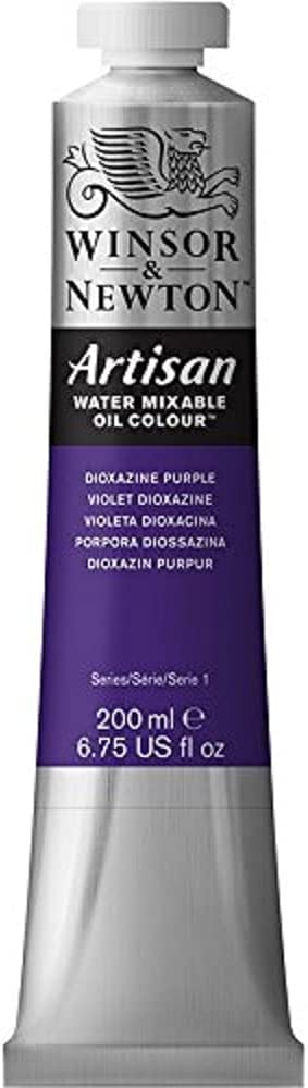 Winsor & Newton Artisan Water Mixable Oil Colour Paint, 200ml Tube, Dioxazine Purple