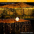 Quntis 32.8FT 400 LED Christmas Icicle Lights Outdoor, Warm White Icicle Lights with 80 Drops Crystal Ball, 8 Modes Curtain Fairy Light Waterproof for Valentine's Day Xmas Wedding Party Decorations