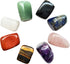 Chakra Stones Healing Crystals Set of 8, Tumbled and Polished, for 7 Chakras Balancing, Crystal Therapy, Meditation, Reiki, or as Thumb Stones, Palm Stones, Worry Stones