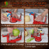 Apple Peeler Corer Slicer Suction Base - Apple Spiralizer Made With Food Grade Stainless Steel Adjustable Blades - Apple Peelers With Strong Suction Cup For The Kitchen - Kitchen Positive Apple Peeler