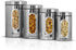 Simpli-Magic 4-Piece Stainless Steel Canisters with Window