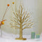 Brightdeco Lighted Gold Glitter Birch Tree 18" H 36 LED Artificial Bonsai Lamp Money Tree for Indoor Use Great Décor for Home Bedroom Halloween Thanksgiving Christmas Easter Wedding Party Warm White