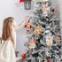 Fairy Christmas Tree Decorations Red Elf Ornament Golden Elves Home Decor Handmade Doll Angel Wings Girl Gifts PICUKI Holiday Collectible Figurines Kawaii Room Decor