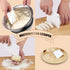 Cook N Home Pizza Grilling Baking Stone, 7.5"x7.5"x0.5" 6 pack, Cream